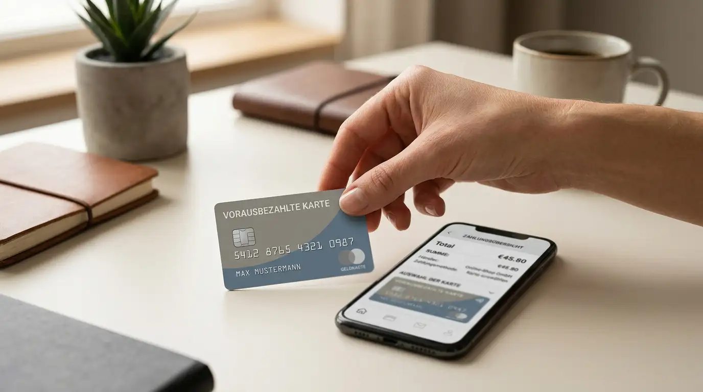 Zahlungsmethoden für eine 20-Euro-Einzahlung im Casino mit Prepaid-Karte und Smartphone