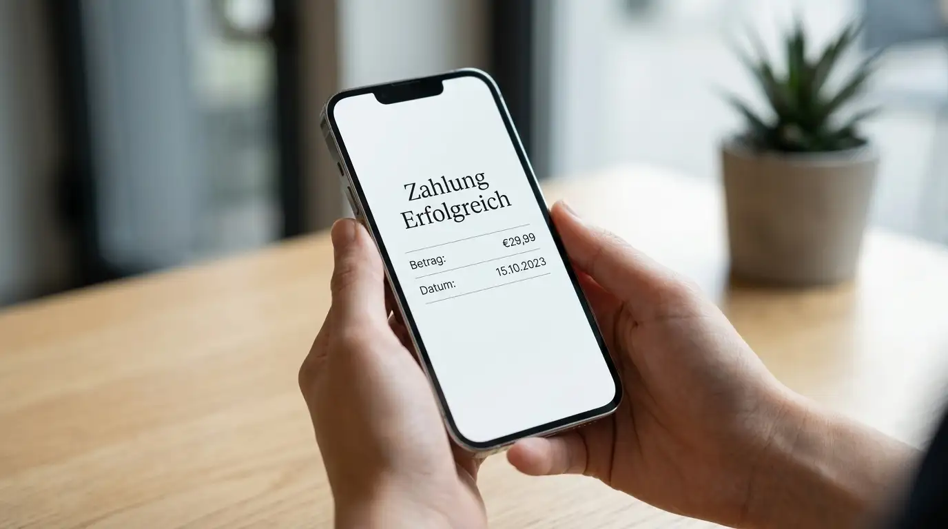 Schritt für Schritt Einzahlung mit Apple Pay und Google Pay auf dem Handy – Freigabe per Face ID und Geräte-PIN