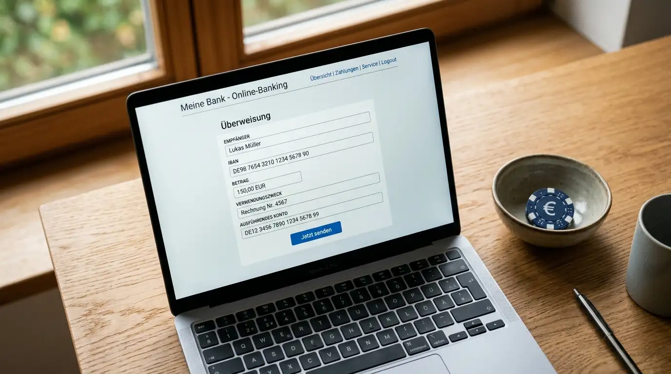 Beste Online Casinos mit Banküberweisung 2026 im Test