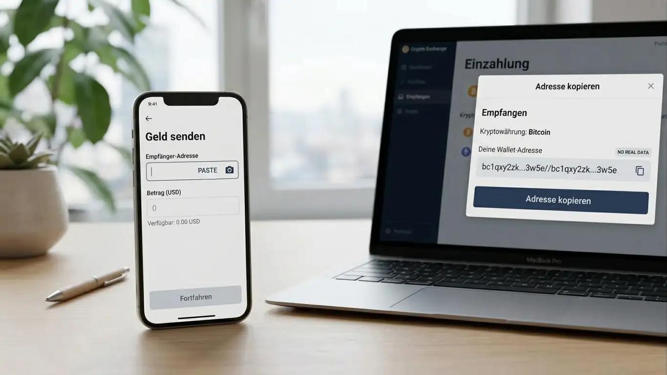 Bitcoin Cash Einzahlung im Casino Schritt für Schritt mit Wallet und Adresse