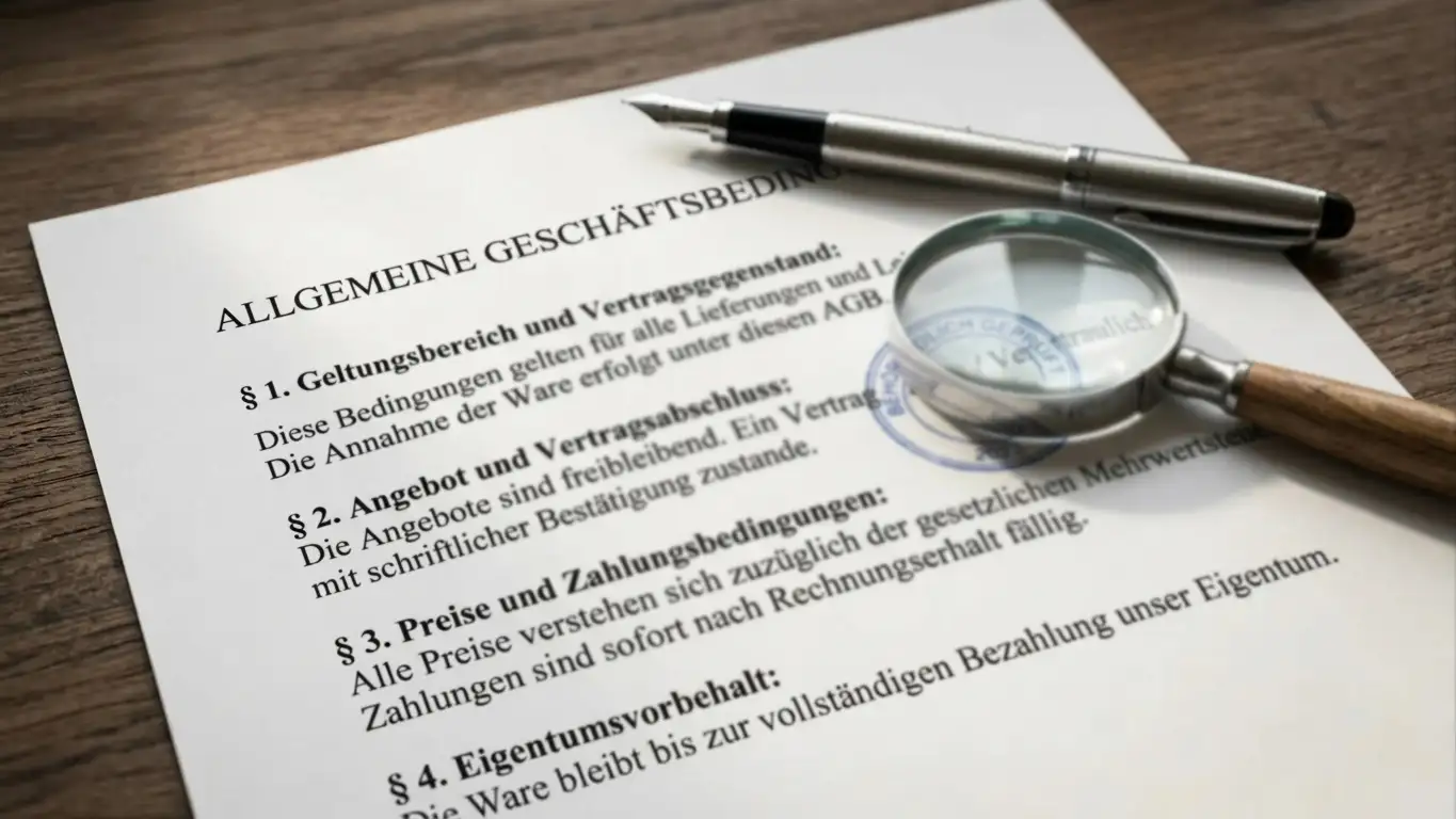 Bonusbedingungen mit Umsatzfaktor und Auszahlungsdeckel auf einem gestempelten Dokument