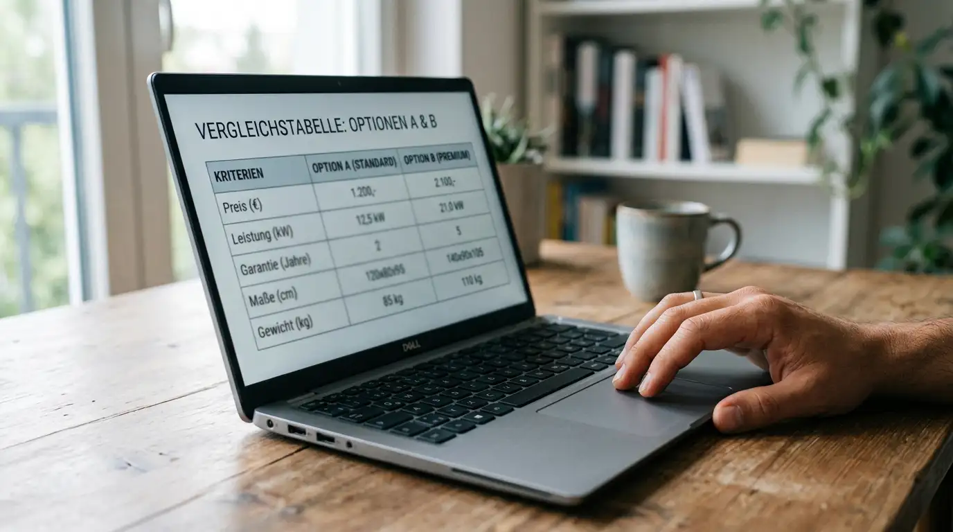 Laptop mit geöffneter Vergleichsübersicht mehrerer Cashback-Anbieter für deutsche Spieler