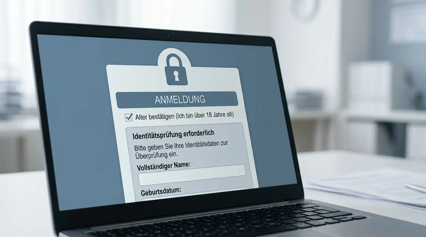 GGL-Whitelist-Casino mit OASIS-Login-Screen vor Demo-Zugriff