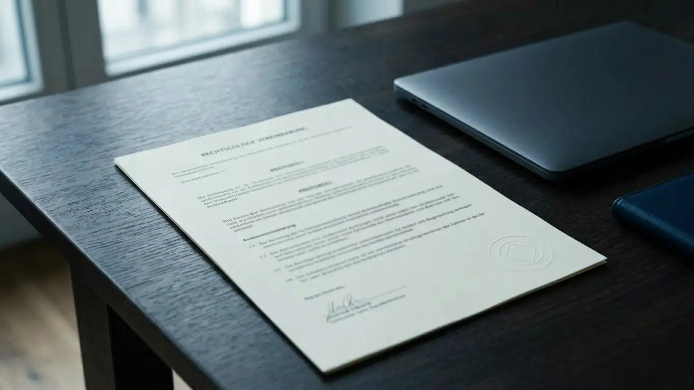 Amtliches Lizenzdokument als Symbol für die deutsche GGL-Aufsicht