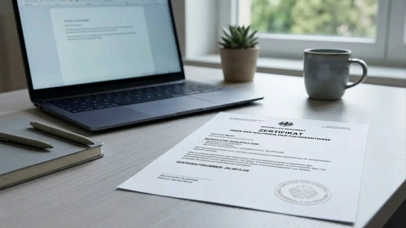 Amtliches deutsches Dokument mit Stempel als Sinnbild für die GGL-Lizenzregeln