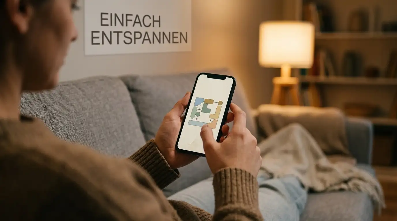 Person spielt im lizenzierten Online-Casino mobil auf dem Smartphone
