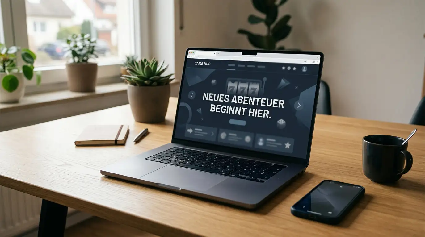 Neueste Online Casinos mit Bonus ohne Einzahlung auf einem Laptop-Bildschirm