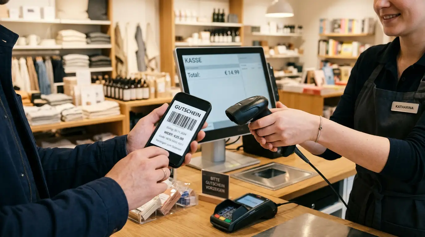 OKTO Wallet App und Barcode für Bareinzahlung im Casino