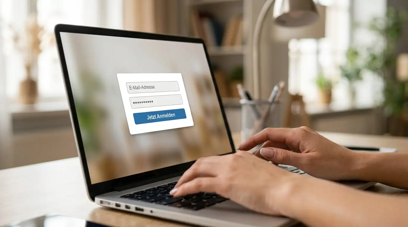 Übertragung des paysafecard-Codes in das myPaysafe-Konto auf dem Laptop