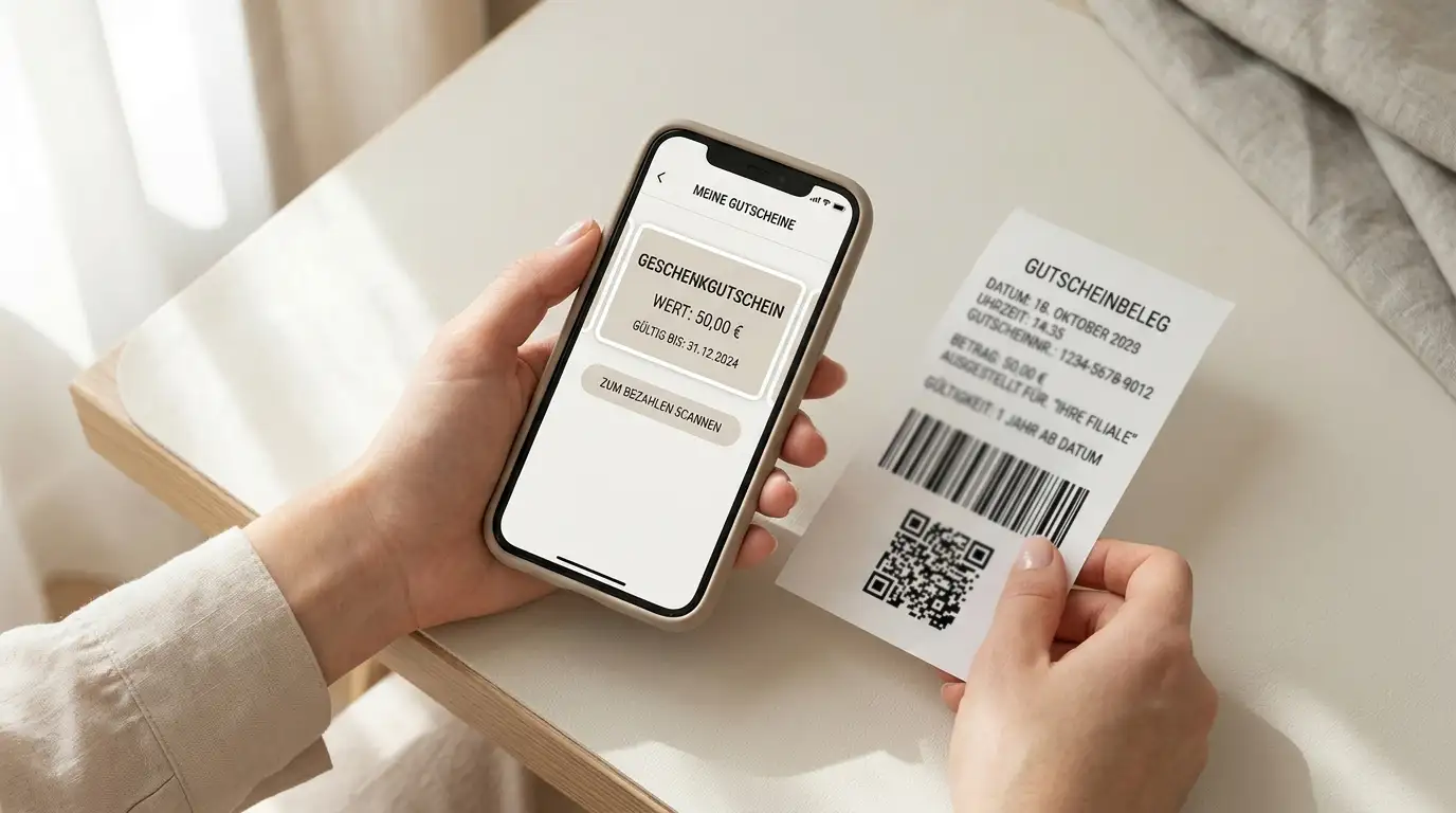 Einzahlung mit paysafecard über myPaysafe – Guthaben und Code-Einlösung in ruhiger Nahaufnahme
