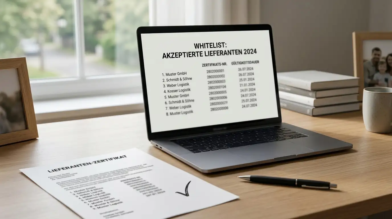 Seriosität prüfen — Whitelist, OASIS und LUGAS im Dreischritt