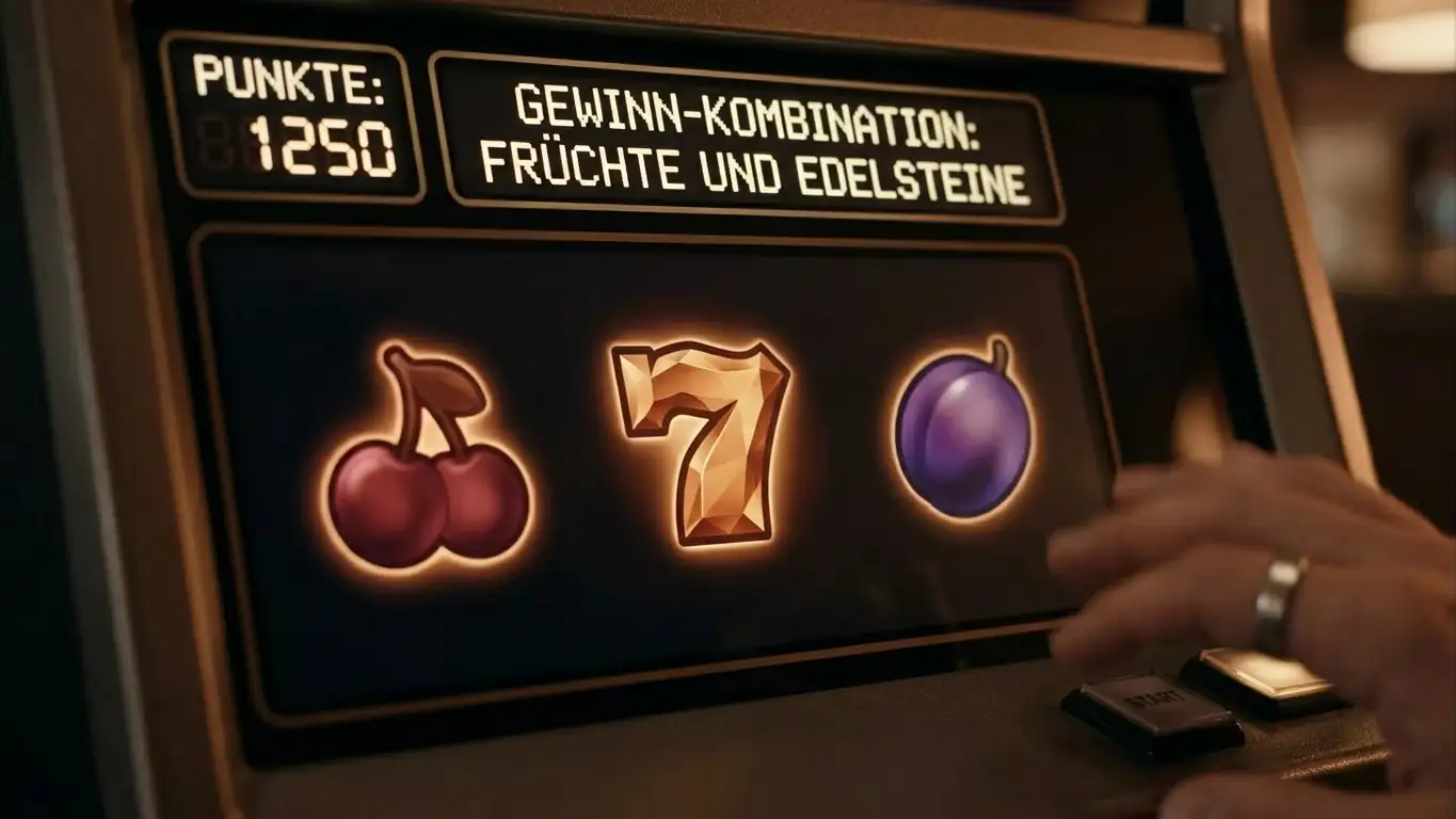 Spielautomaten-Walzen mit generischen Symbolen ohne Markenkennung