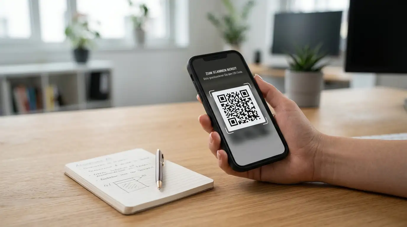 TWINT App mit QR-Code und Schweizer Bankkonto als Voraussetzung für die Casino-Zahlung